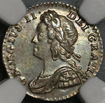 1754 NGC MS 63 George II Penny Pence Great Britain Silver Coin POP 3/0 (22080302C)