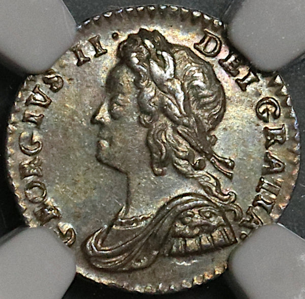 1754 NGC MS 63 George II Penny Pence Great Britain Silver Coin POP 3/0 (22080302C)
