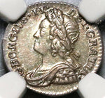 1757 NGC MS 63 George II Silver Penny Great Britain Coin POP 1/0 (20091903C)