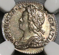 1757 NGC MS 63 George II Silver Penny Great Britain Coin POP 1/0 (20091903C)