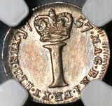 1757 NGC MS 63 George II Silver Penny Great Britain Coin POP 1/0 (20091903C)