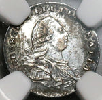 1792 NGC XF 40 George III Great Britain Penny Wire Money Silver Coin (19121902C)