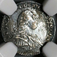 1792 NGC XF 40 George III Great Britain Penny Wire Money Silver Coin (19121902C)
