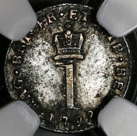 1792 NGC XF 40 George III Great Britain Penny Wire Money Silver Coin (19121902C)