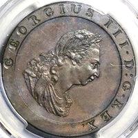 1797 PCGS MS 63 George III Penny Cartwheel Soho Great