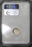 1800 MS 64 George III Maundy Penny Great Britain Silver Pence Coin (21092303C)