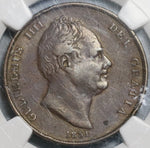 1831 NGC VF 30 Penny William IV Great Britain Coronation Coin (20010701C)
