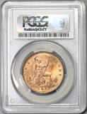 1877 PCGS MS 64 RD Victoria Penny Great Britain RED Coin POP 2/1 (16080101D)