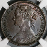 1878 MS 63 Victoria Penny Great Britain Mint State Britannia Coin (22102403C)