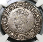 1587 Elizabeth I Shilling England Great Britain Hammered Silver Coin NGC VF Details (19101502C)