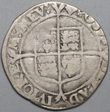 1560 Elizabeth I Shilling Britain England Tudor Hammered Silver Coin (23122802R)