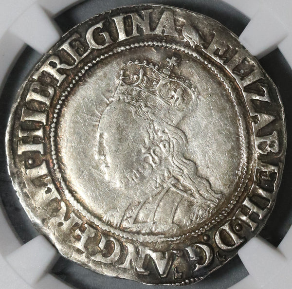 1560 NGC VF 35 Elizabeth I Shilling Great Britain Silver Martlet Coin (20122702C)