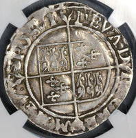 1590 Elizabeth I Shilling Great Britain Silver Coin NGC VF 30 (19072302C)