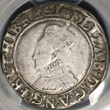 1594 PCGS F 15  Elizabeth I Shilling Great Britain Hammered Silver Coin (20082801C)