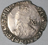 1643 Charles I Shilling Great Britain Tower Mint Parliament Silver Coin (23121001R)