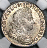 1723 NGC MS 63 George I Shilling South Sea Co SSC Great Britain Silver Coin (21102901C)
