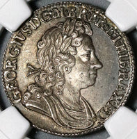 1723 NGC MS 63 George I Shilling South Sea C/SS Great Britain Mint Error Coin (22052001C)