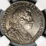 1723 NGC MS 63 George I Shilling South Sea C/SS Great Britain Mint Error Coin (22052001C)