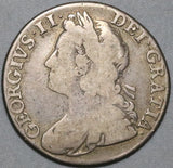 1741 George II Great Britain Shilling Roses Colonial Sterling Silver Coin (23121002R)
