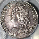 1743 PCGS AU 58 George II Shilling Great Britain Silver Coin (20090901C)