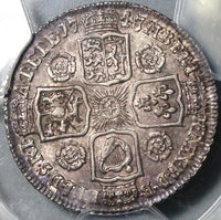 1743 PCGS AU 58 George II Shilling Great Britain Silver Coin (20090901C)