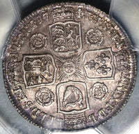 1743 PCGS AU 58 George II Shilling Great Britain Silver Coin (20090901C)
