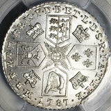 1787 PCGS MS 63 George III Shilling Great Britain Silver No Hearts Coin (21062002D)