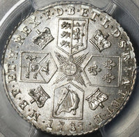 1787 PCGS MS 63 George III Shilling Great Britain Silver No Hearts Coin (21062002D)