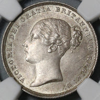 1838 NGC MS 64 Victoria Great Britain Shilling Mint State Coin (17011706D)