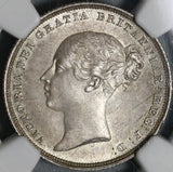 1838 NGC MS 64 Victoria Great Britain Shilling Mint State Coin (17011706D)