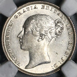 1839 NGC AU 58 Victoria Shilling WW Great Britain Silver Sterling Coin (16032501D)