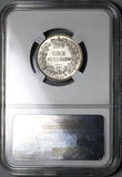 1839 NGC AU 58 Victoria Shilling WW Great Britain Silver Sterling Coin (16032501D)