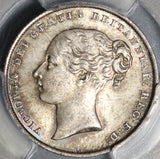 1842 PCGS MS 64 Victoria Silver Shilling Great Britain Mint State Coin (21022701D)