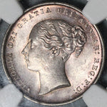 1844 NGC MS 64 Victoria Silver Shilling Great Britain Mint State Coin (21012301D)