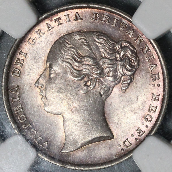 1844 NGC MS 64 Victoria Silver Shilling Great Britain Mint State Coin (21012301D)