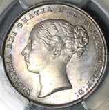 1844 PCGS MS 64 Victoria Shilling Great Britain Silver Mint State Coin (18011704D)