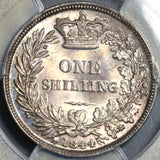 1844 PCGS MS 64 Victoria Shilling Great Britain Silver Mint State Coin (18011704D)