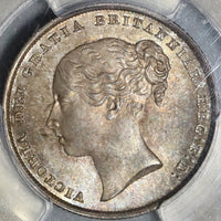 1852 PCGS MS 65 Victoria Silver Shilling Great Britain Coin (21012303D)