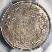 1852 PCGS MS 65 Victoria Silver Shilling Great Britain Coin (21012303D)