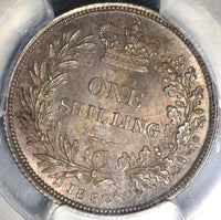1852 PCGS MS 65 Victoria Silver Shilling Great Britain Coin (21012303D)