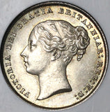 1852 NGC MS 63 Victoria Shilling Great Britain Mint State Silver Coin (20050503C)