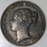 1860 NGC XF 45 Victoria Shilling Great Britain Key Date Silver Coin (20050303C)