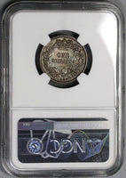 1862 NGC XF Det Victoria Shilling Great Britain Key Date Silver Coin (21090406C)