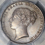 1864 PCGS MS 64 Victoria Silver Shilling Great Britain Die 27 Coin (21012305D)