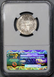 1865 NGC MS 63 Victoria Shilling Great Britain Mint State Silver Coin (19021903C)