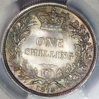1875 NGC MS 65 Victoria Shilling Great Britain Die 53 Silver Coin (19092801C)