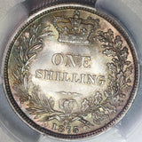 1875 NGC MS 65 Victoria Shilling Great Britain Die 53 Silver Coin (19092801C)