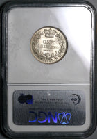 1884 NGC MS 63 Victoria Shilling Great Britain Mint State Sterling Silver Coin (22010702C)