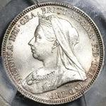 1893 PCGS MS 65 Victoria Shilling Great Britain GEM Silver Coin (21062001D)
