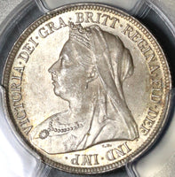 1899 PCGS MS 64 Victoria Shilling Great Britain Silver Coin (19101201C)